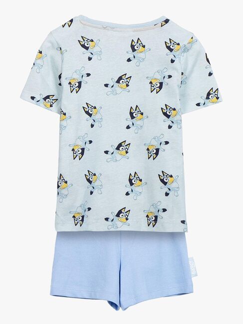 Bluey T-shirt & Shorts, Lyseblå