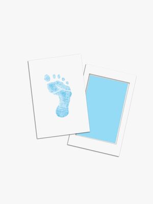 Pearhead Clean-Touch Fod- og Håndaftryk, Blå