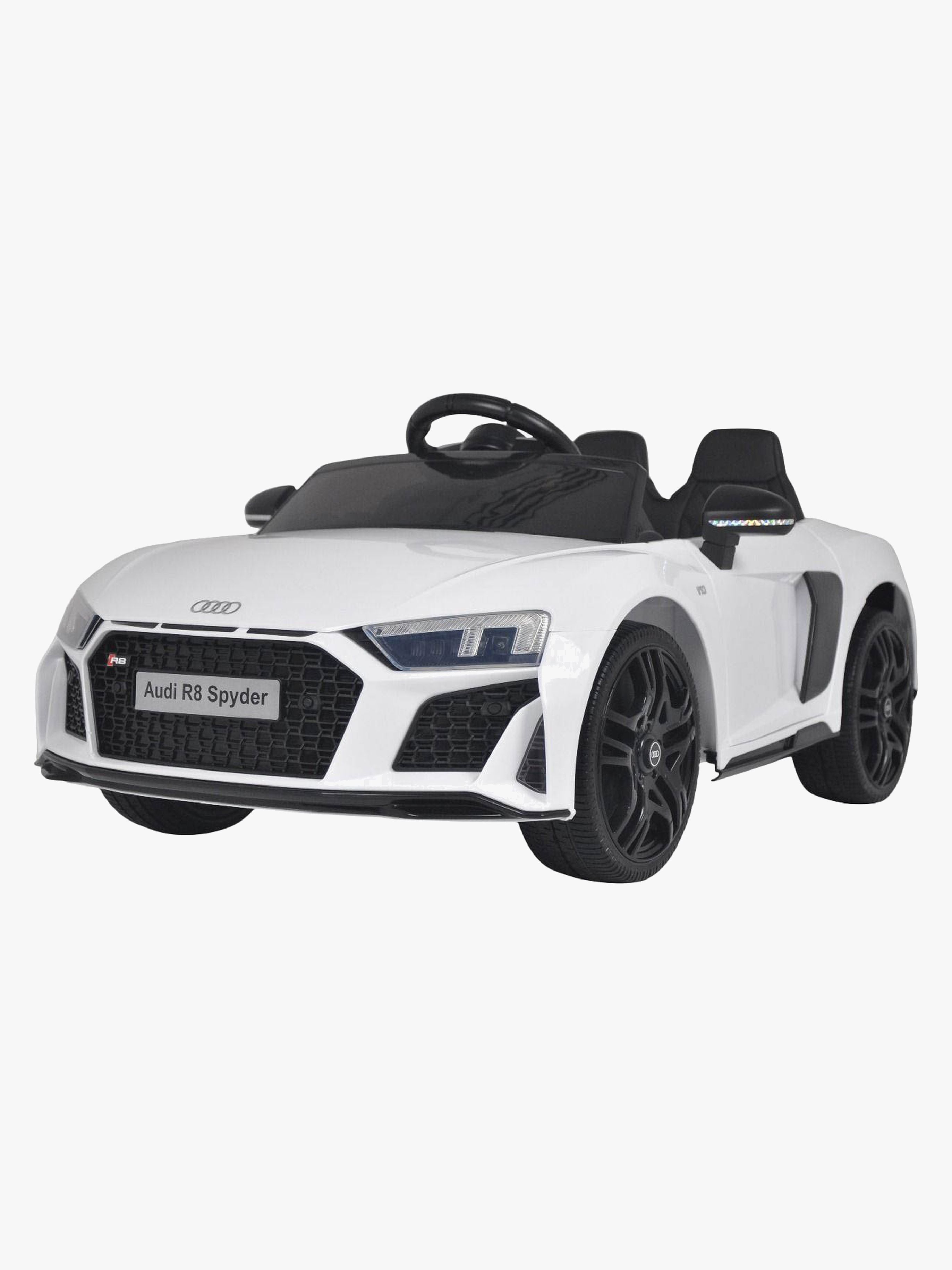 Audi R8 Spyder Elbil, Hvid, El bil til børn