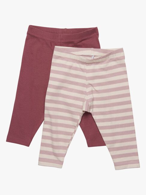 Minymo Leggings 2-pak, Violet Ice