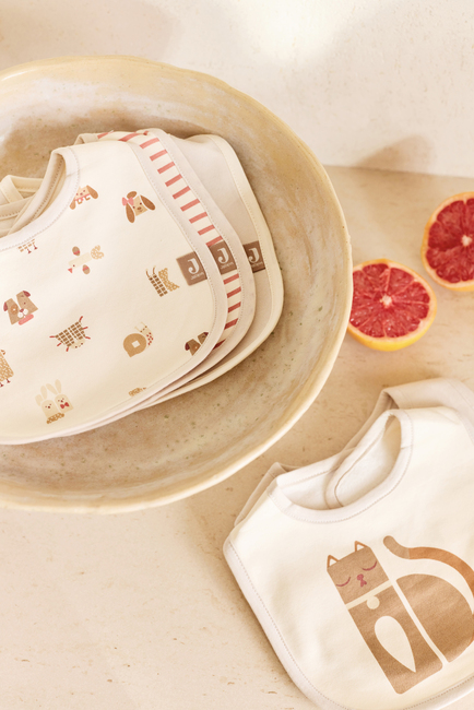 Jollein Bandana Savlemæk Vandtæt 5-pak, Animal Friends