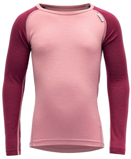 Devold Duo Breeze Kid Undertrøje, Foxglove