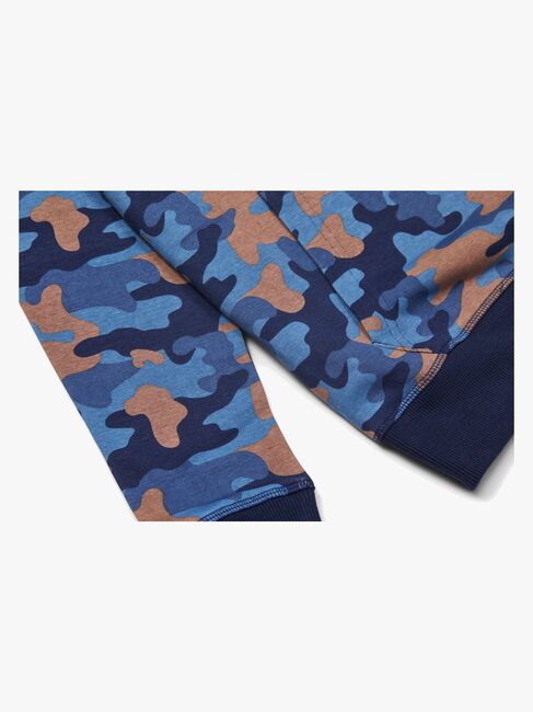 Luca & Lola Rafaele Hoodie, Blue Camouflage
