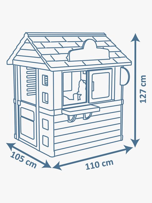 Smoby Sweety Corner Legehus, Blå