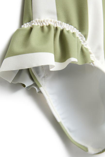 Nordbjörn Sandsjön UV-Badedragt, Green Stripe