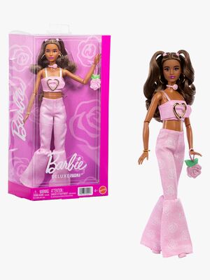 Barbie Deluxe Style Dukke med Pink Denim-outfit