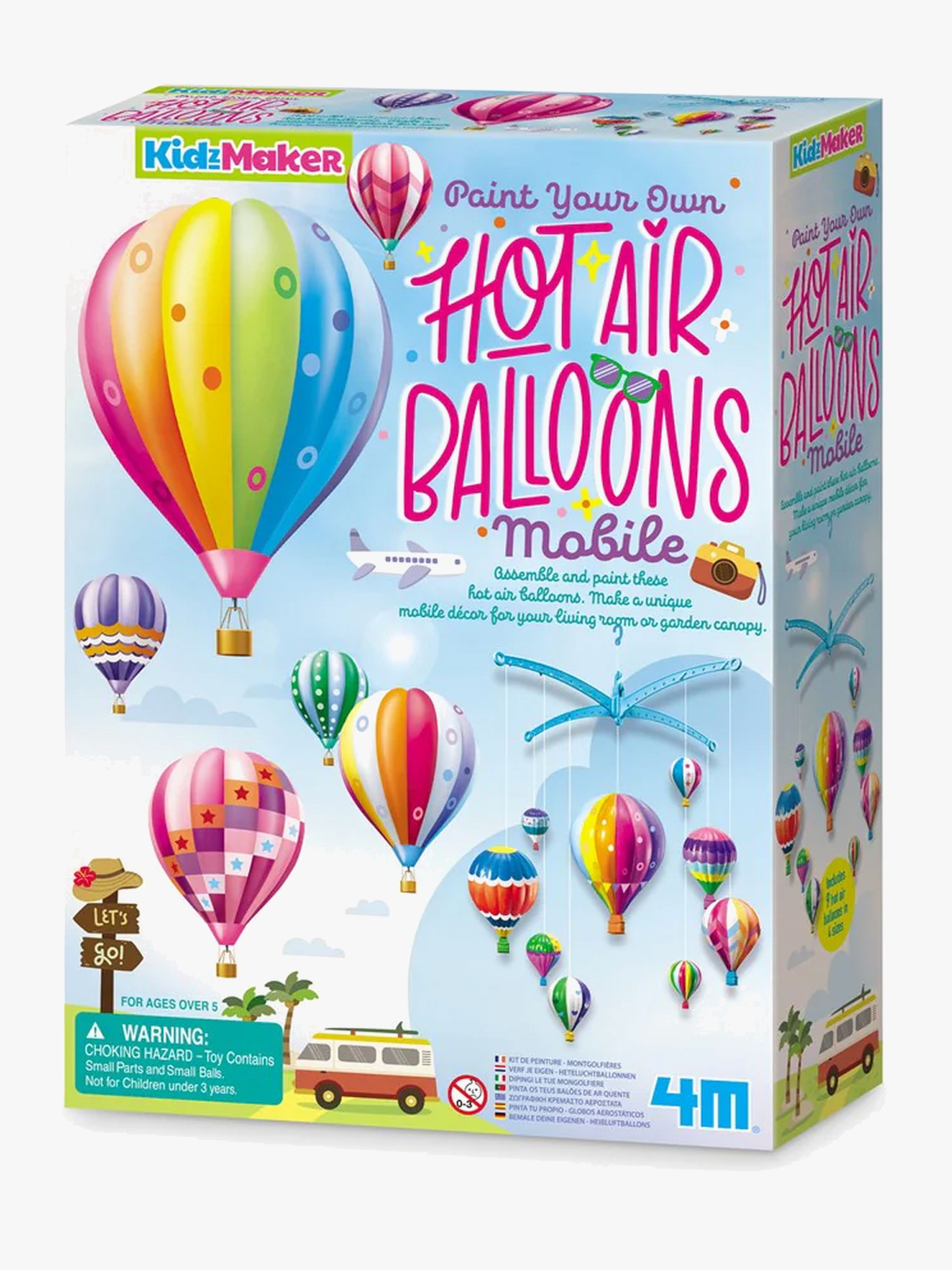 4M KidzMaker DIY-sæt Mal Din Egen Varmluftsballon