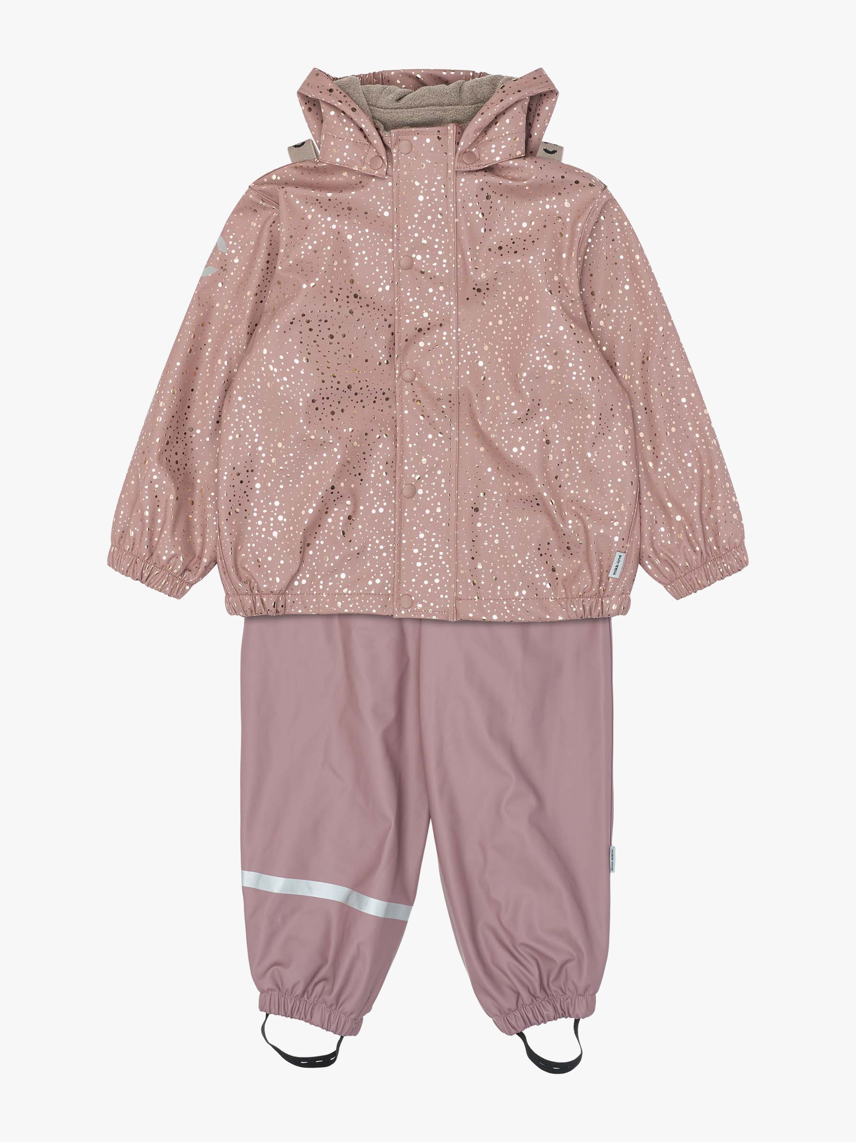 Mikk-Line Foret Regnsæt Med Seler Glimmer, Foil Dot, 122