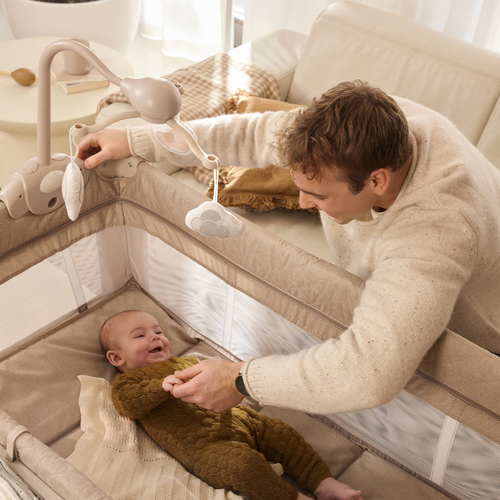 Kinderkraft LEODY UP Weekendseng, Beige