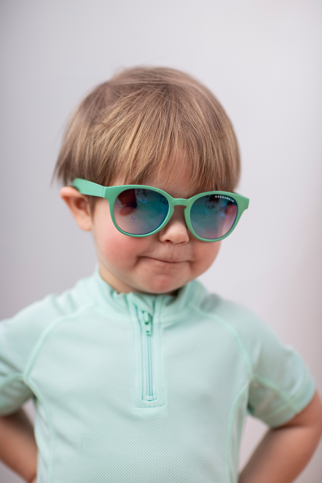 Geggamoja  Fleksible Solbriller, Neptune Green