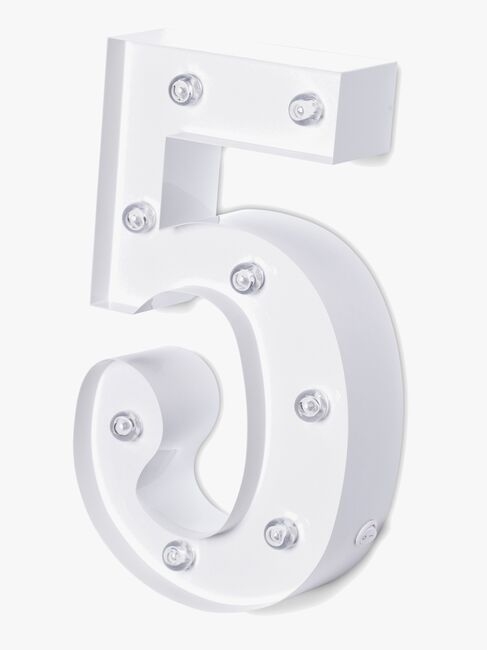 Alice & Fox Tallampe 5, Hvid