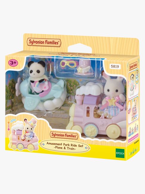 Sylvanian Families Legesæt Forlystelsespark Flyvemaskine & Tog