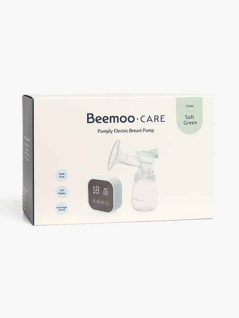 Beemoo CARE Pumply Elektrisk Brystpumpe Single, Soft Green
