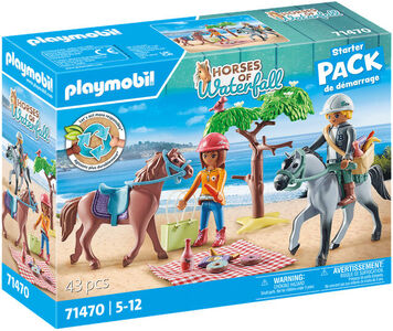 Playmobil 71470 Horses of Waterfall Starter Pack Byggesæt Ridetur til Stranden