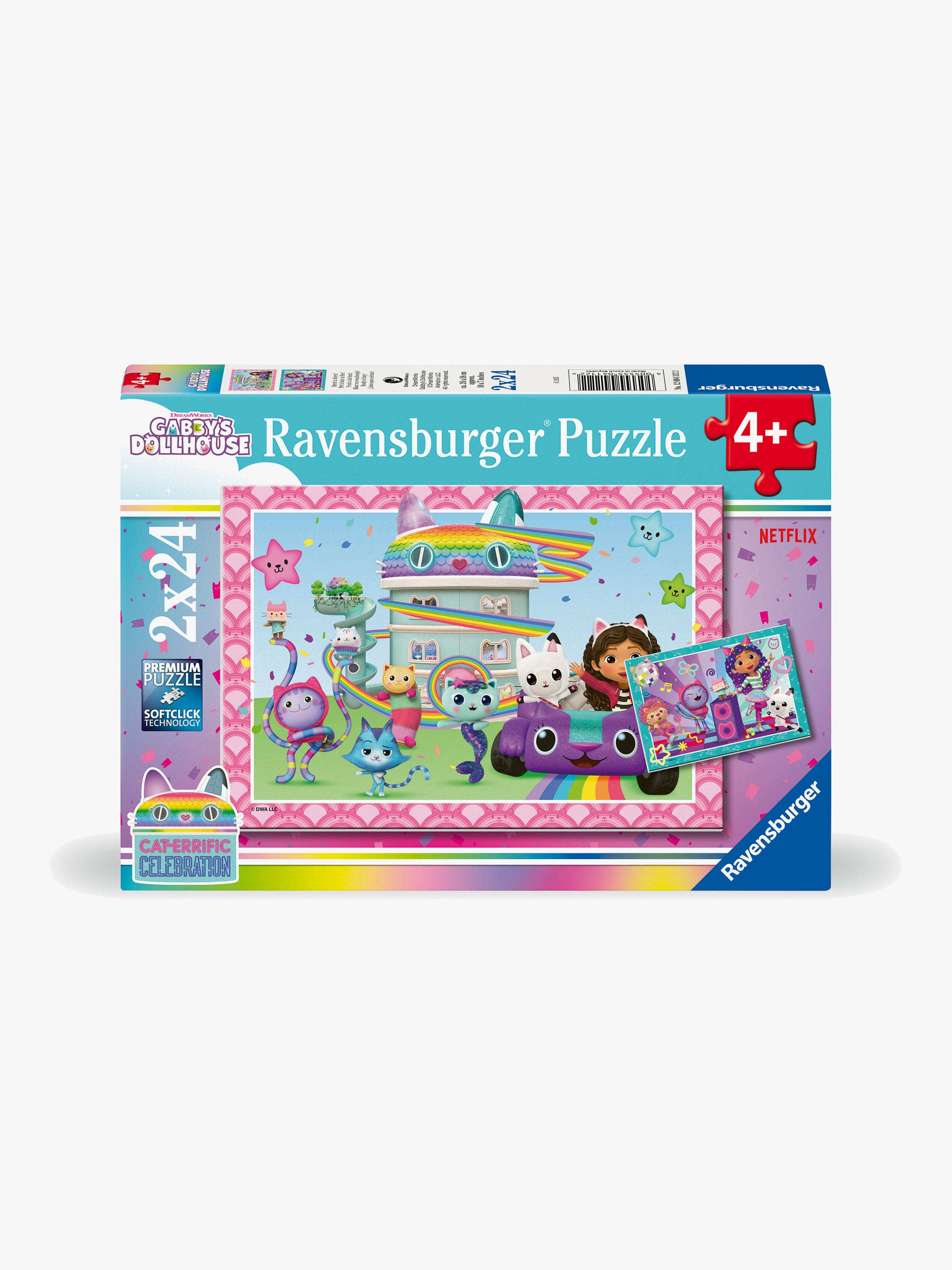 Ravensburger Gabby's Dollhouse Puslespil 2x24 Brikker