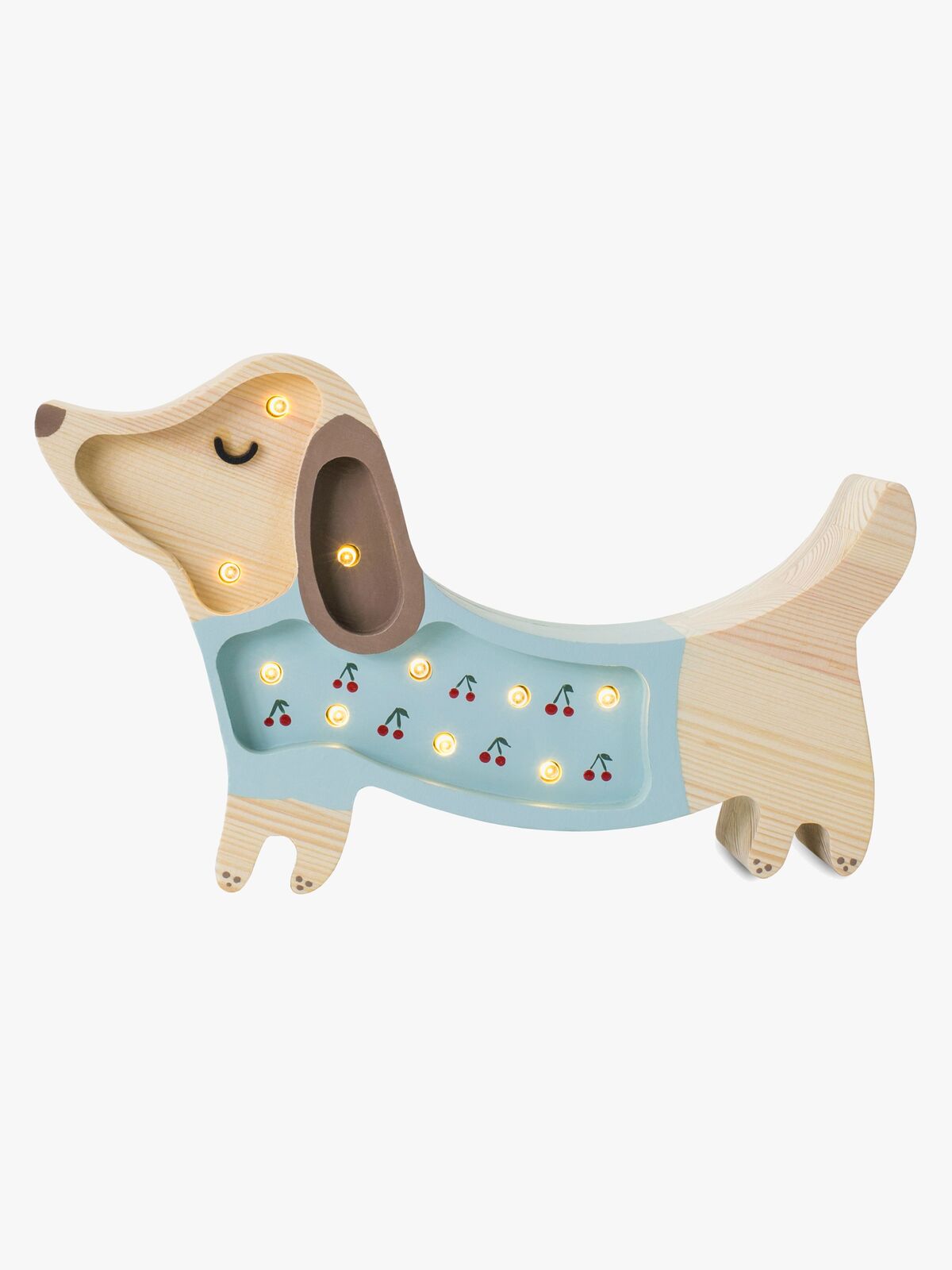 Little Lights Lampe Hundehvalp, Blå