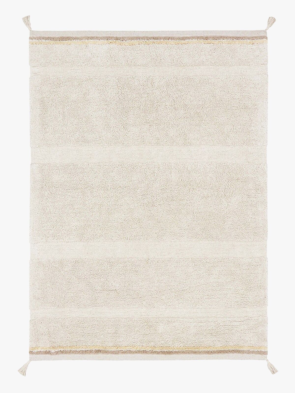 Lorena Canals  Vaskbart Gulvtæppe 90x130 Bloom, Natural