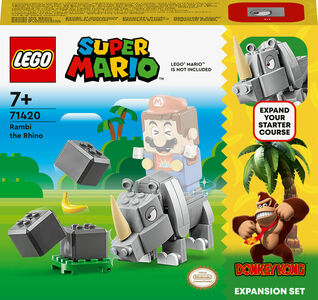 LEGO Super Mario 71420 Næsehornet Rambi – udvidelsessæt