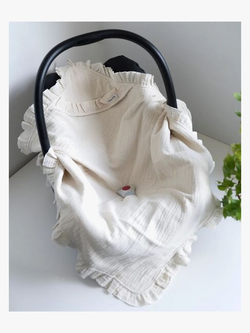 Baby's Only Hooded Baby Tæppe Calm, Warm Linen