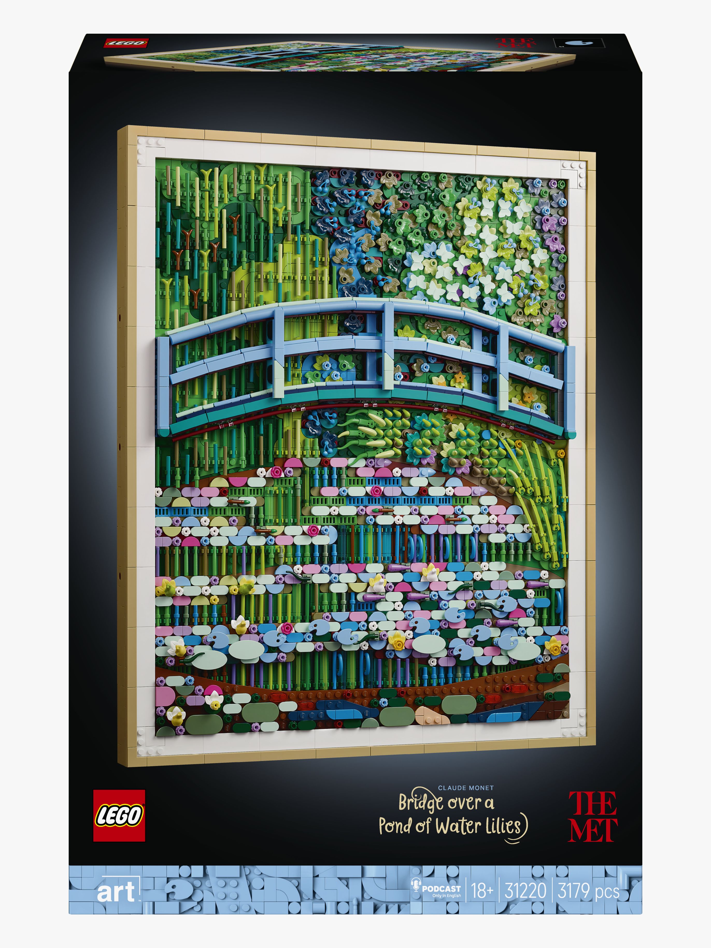 LEGO ART 31220 Claude Monet – Den japanske bro over åkandedammen