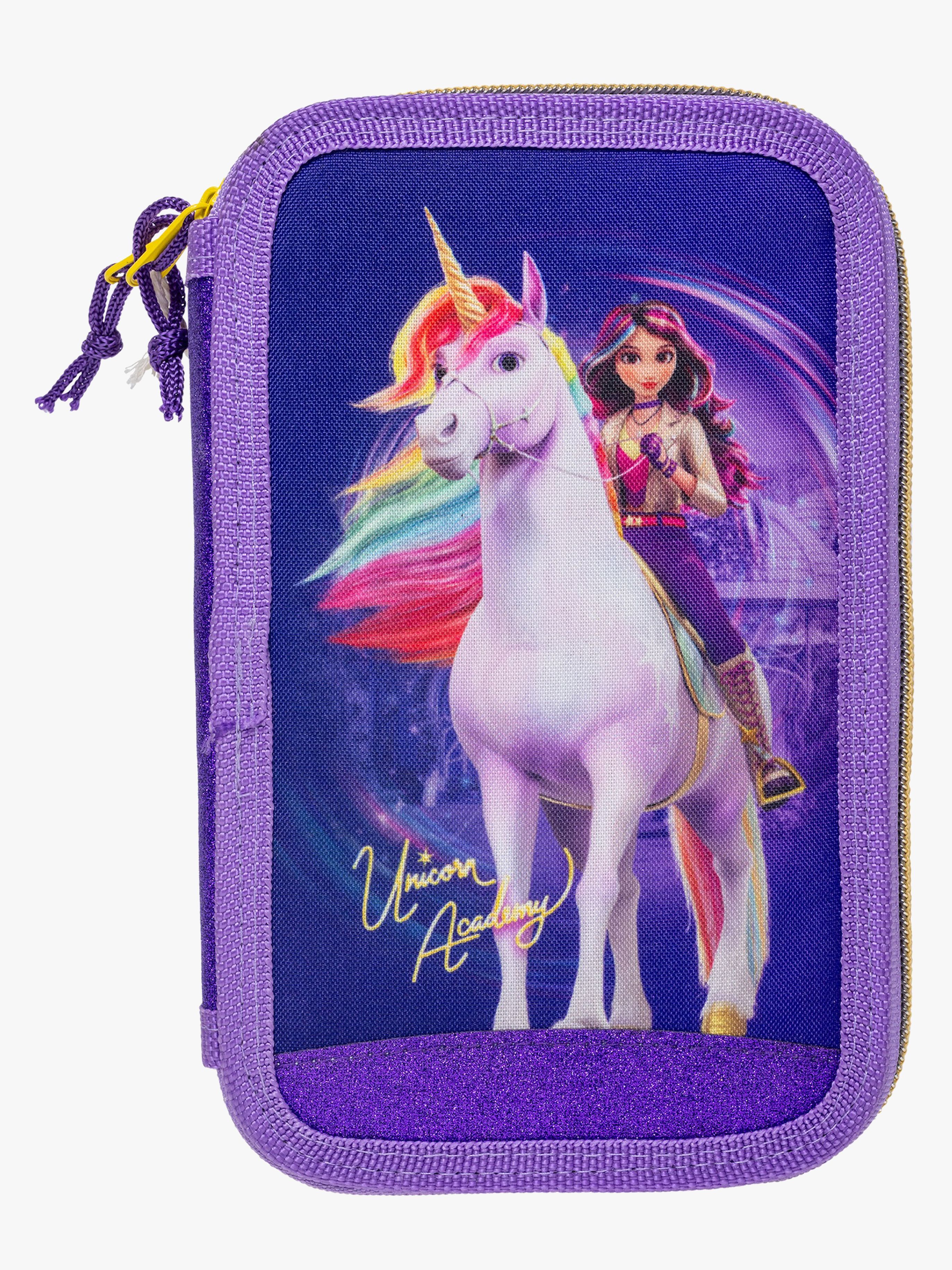 Unicorn Academy Dobbelt Penalhus, Lilla
