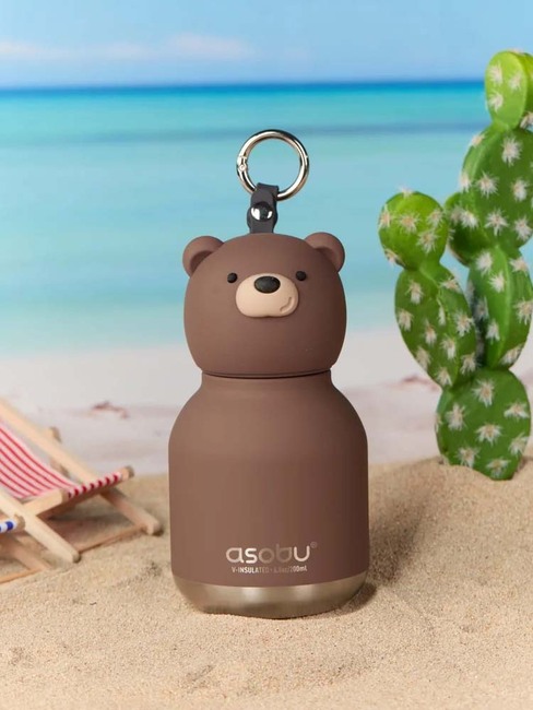 Asobu Bestie Mini Drikkedunk Bjørn, Brun IBV44-BROWNBEAR-4840_4a.jpg