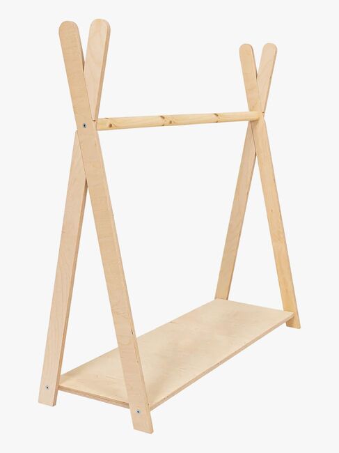 Meowbaby Tipi Tøjstativ L, Natur