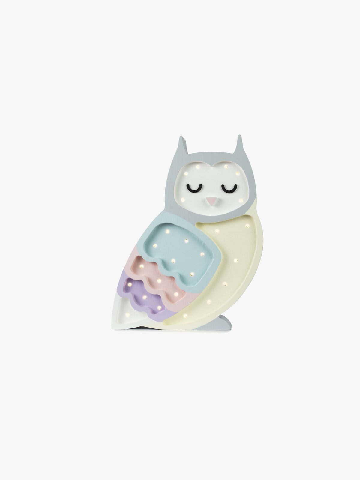 Little Lights Lampe Ugle, Multi