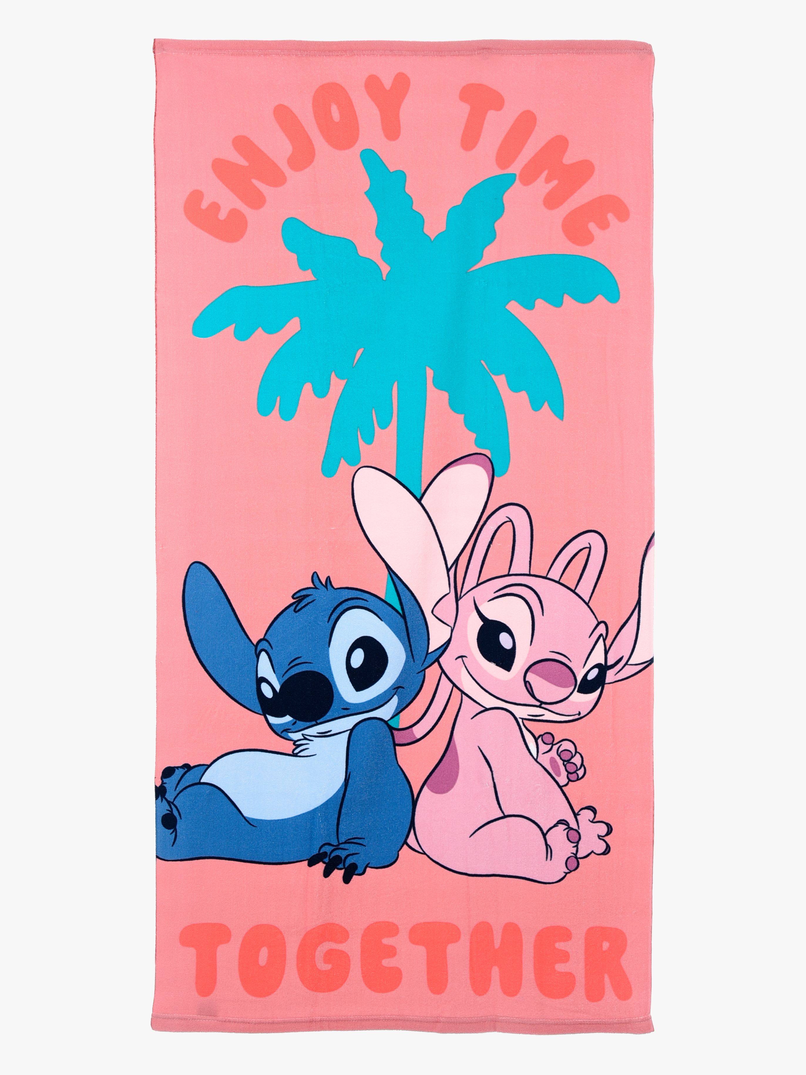 Disney Stitch Strandhåndklæde, Pink