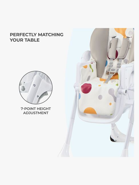 Kinderkraft Højstol YUMMY, Multi