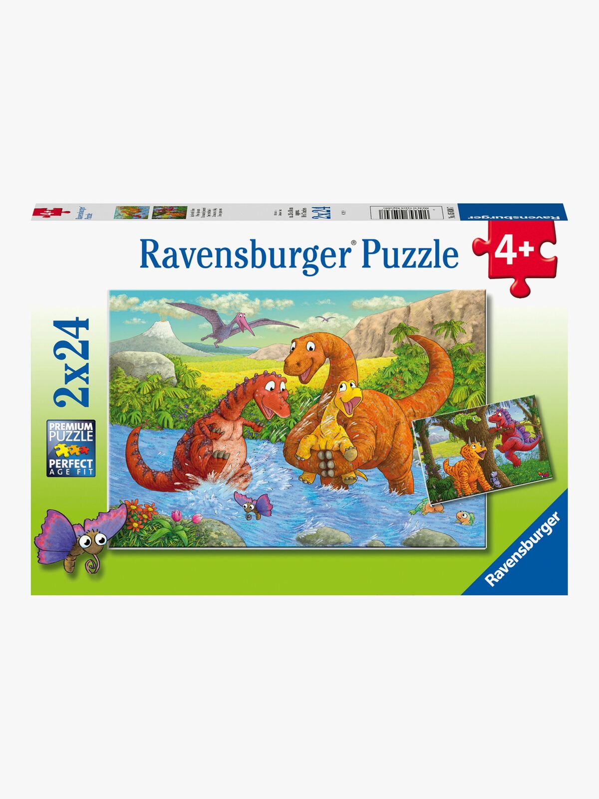 Ravensburger Puslespil Legende Dinosaur 2x24 Brikker