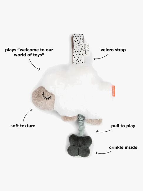 Done By Deer Aktivitetslegetøj med Musik, Sheepy Sand