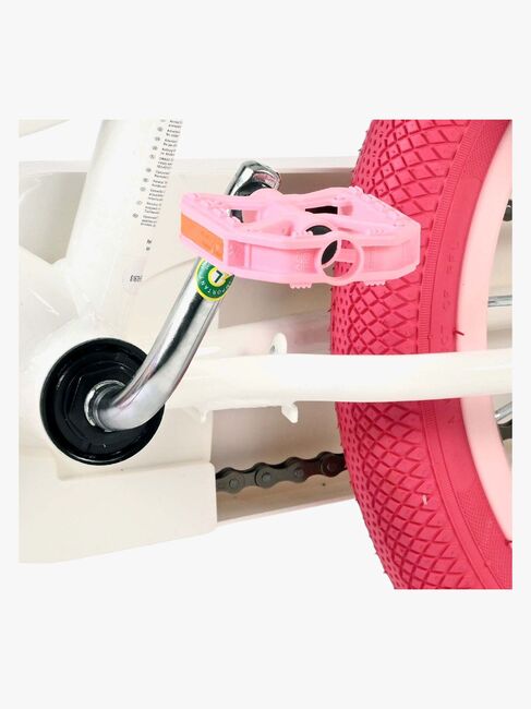 Volare Unicorn Cykel 16 Tommer, Hvid