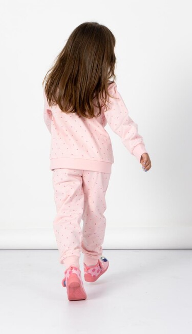 Bluey-sæt med sweater og bukser, pink