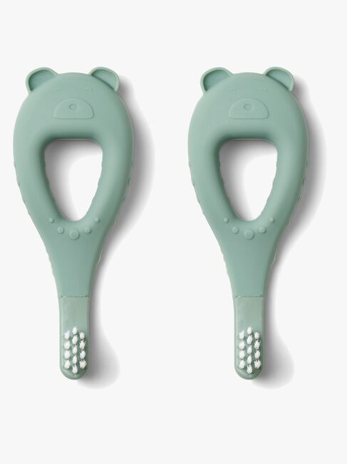 LIEWOOD Janelle Tandbørste Silikone 2-Pak, Peppermint