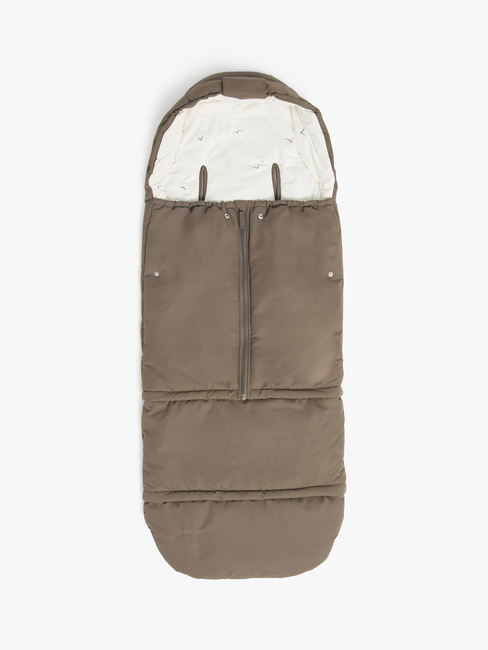 Beemoo Light Kørepose inkl. Forlængerdel, Taupe Swallow