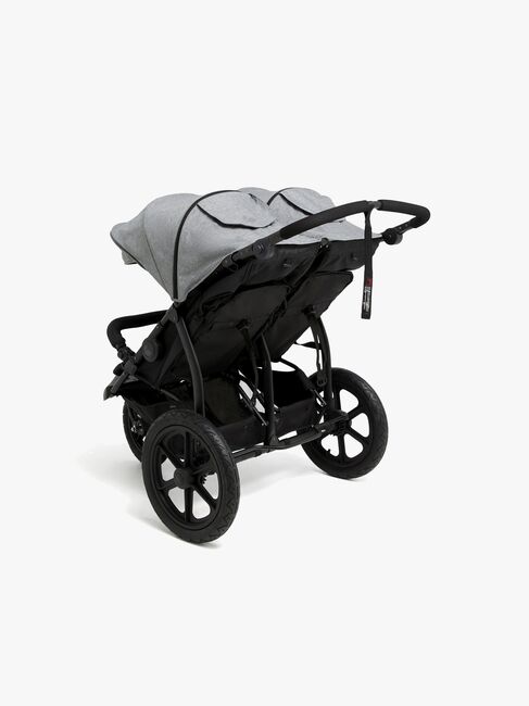 Beemoo Activity Twin Søskendevogn, Black/Dark Grey