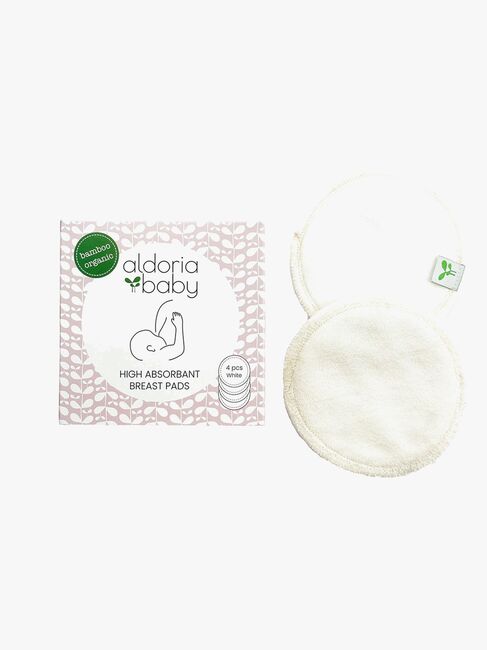 Aldoria Baby High Absorbant Ammeindlæg 4-pak, Hvid
