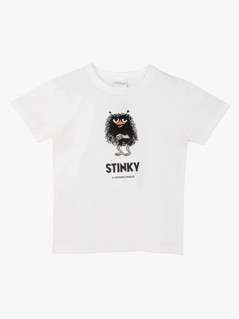 Mumitroldene Karakter Stinky T-shirt, Hvid