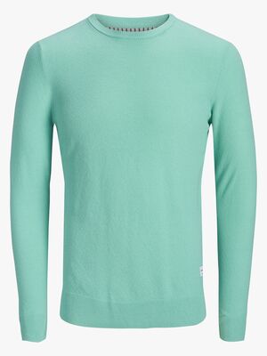 Jack & Jones Steam Crewneck Trøje, Aqua Sky