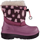 Viking Snowfall Bear Vinterstøvler, Violet/Pink