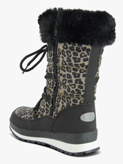 Leaf Ysby Vinterstøvler, Leopard