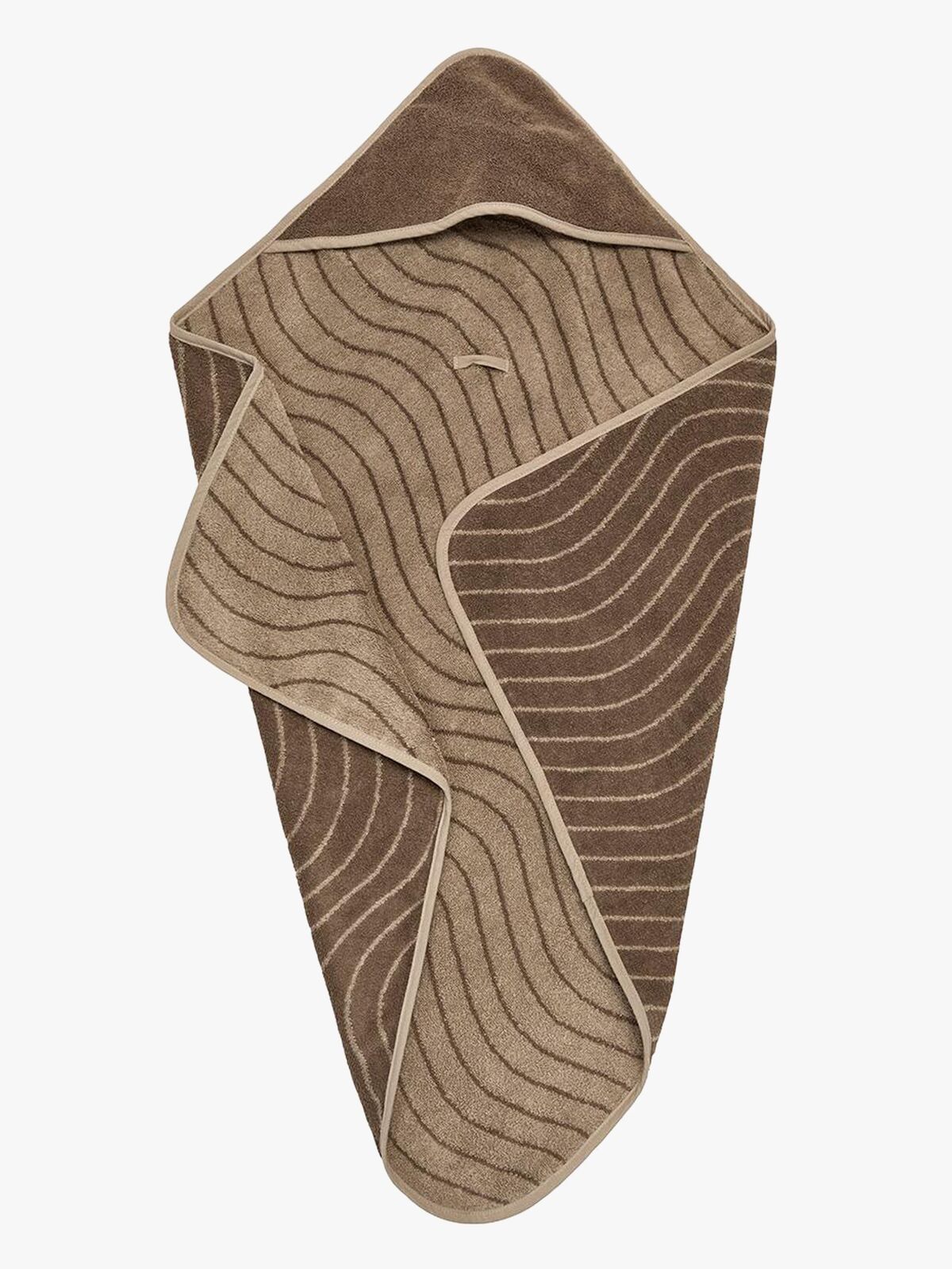 Leander Håndklæde med Hætte, Woodland Mocca