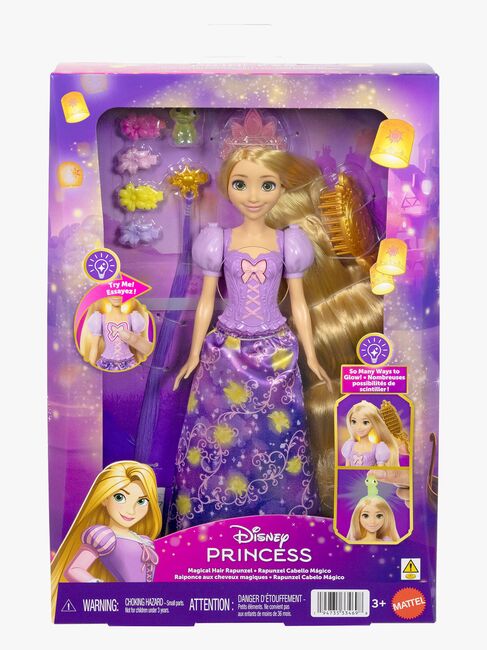 Disney Princess Modedukke Rapunzel med Hårtilbehør