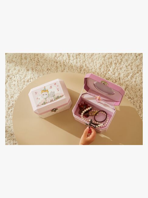 Barbo Toys Smykkeskrin med Spilledåse Enhjørning Lillie & Ellie