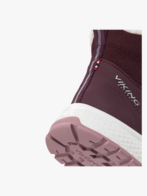 Viking Equip Defence WP 2V Vinterstøvler, Grape/Antique Rose