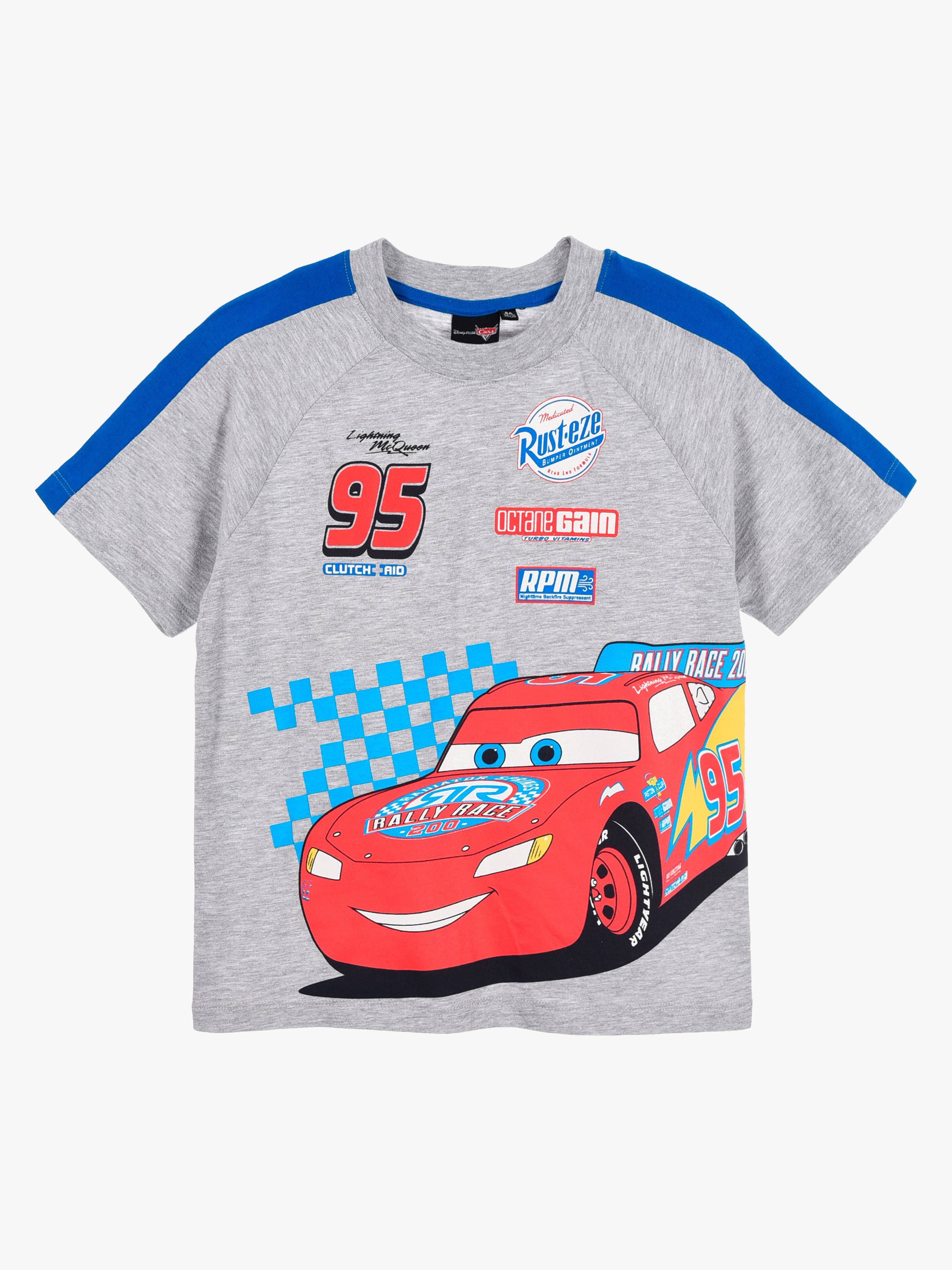Disney Cars T-shirt, Lysegrå, 110-116