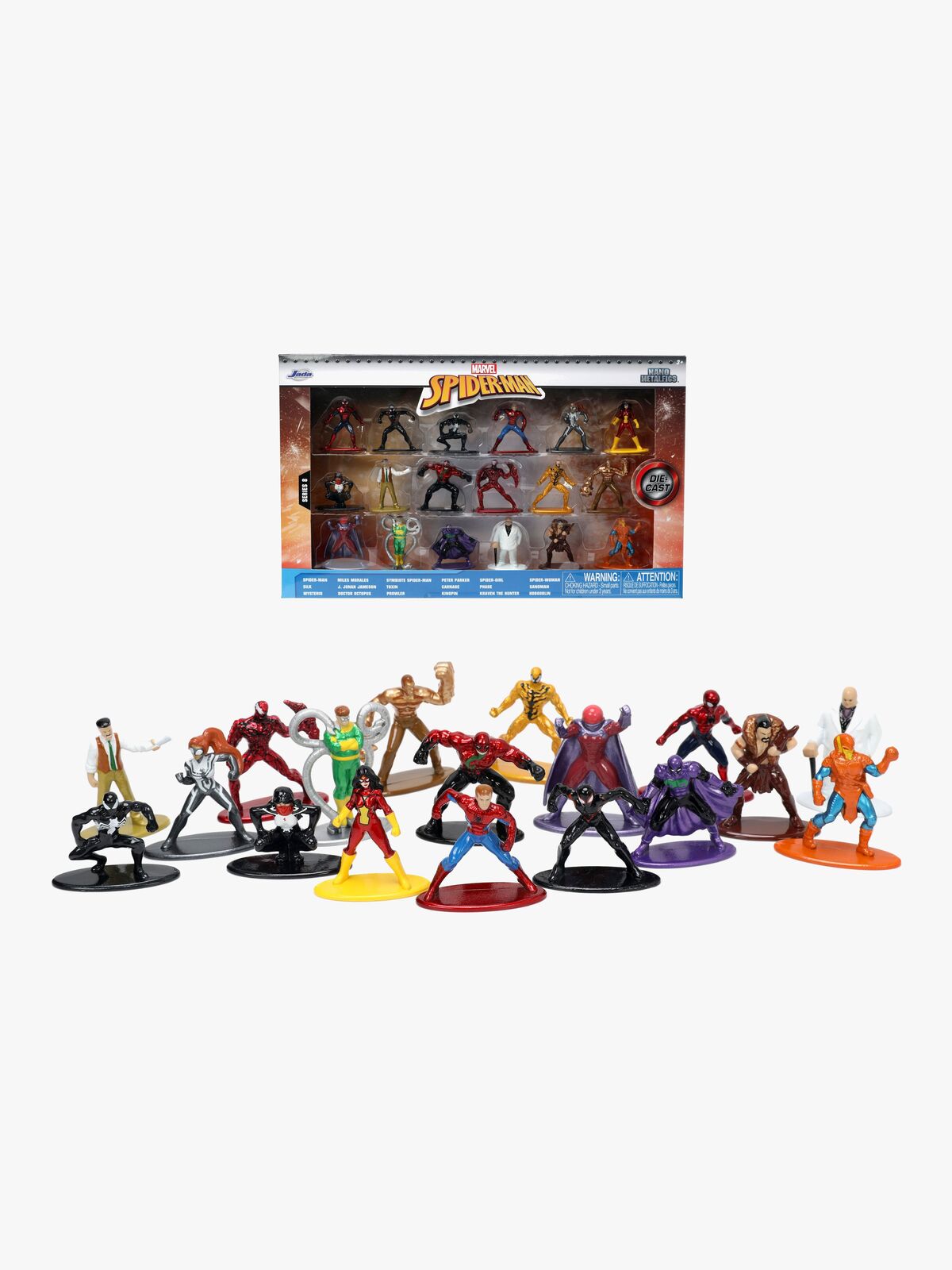 Jada Marvel Spider-Man Multipack Nanofigurer Wave 8