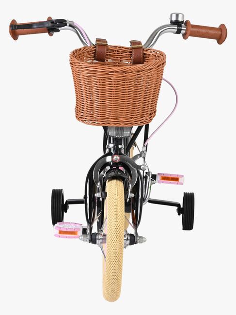 Volare Excellent Cykel med Kurv 12 Tommer, Sort