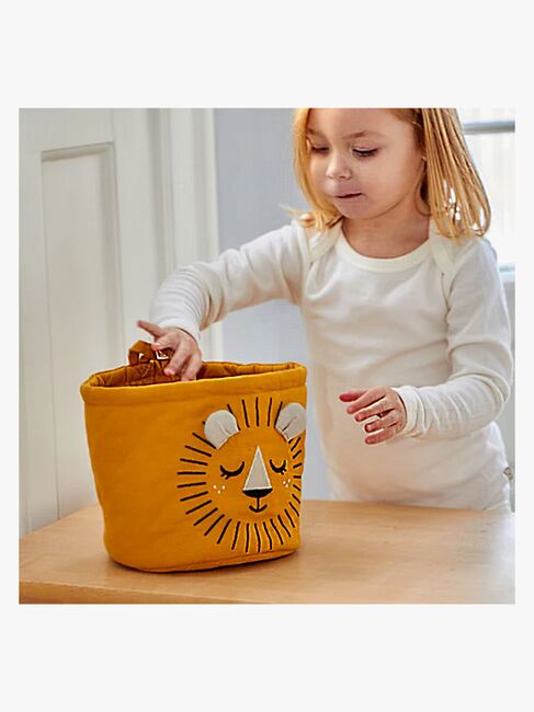 Roommate Mini Opbevaringskurv Løve, Orange